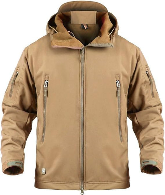 Soft Shell Jacket Coat Water Resistant Windbreaker dealonline.co.nz