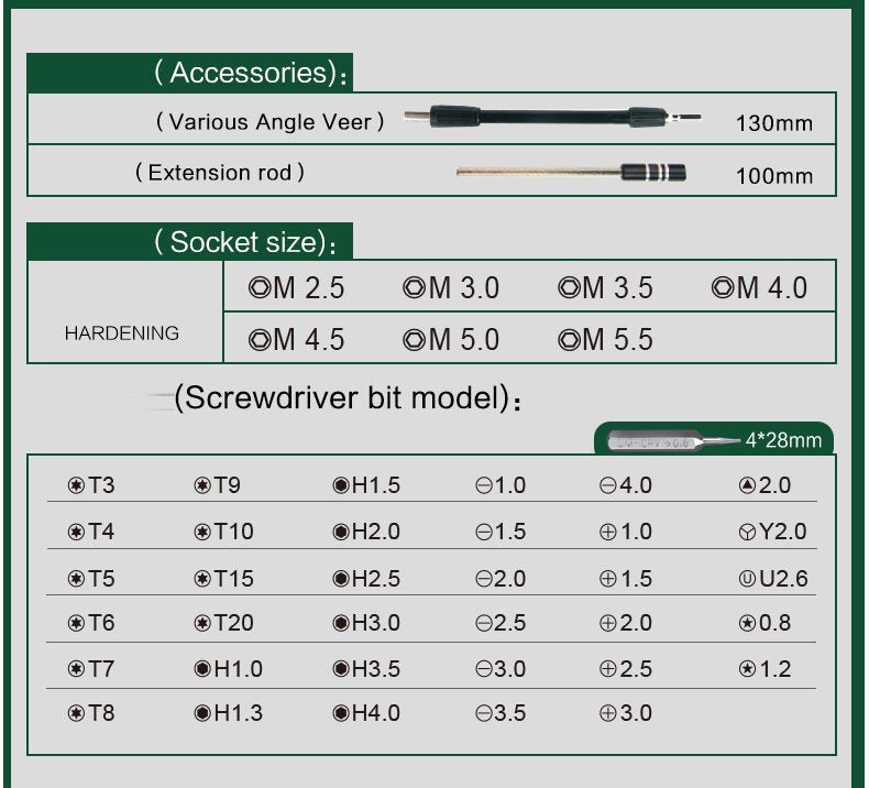 Elecall Screwdrive Mini Precision Screw driver Set, 45 in 1 dealonline.co.nz