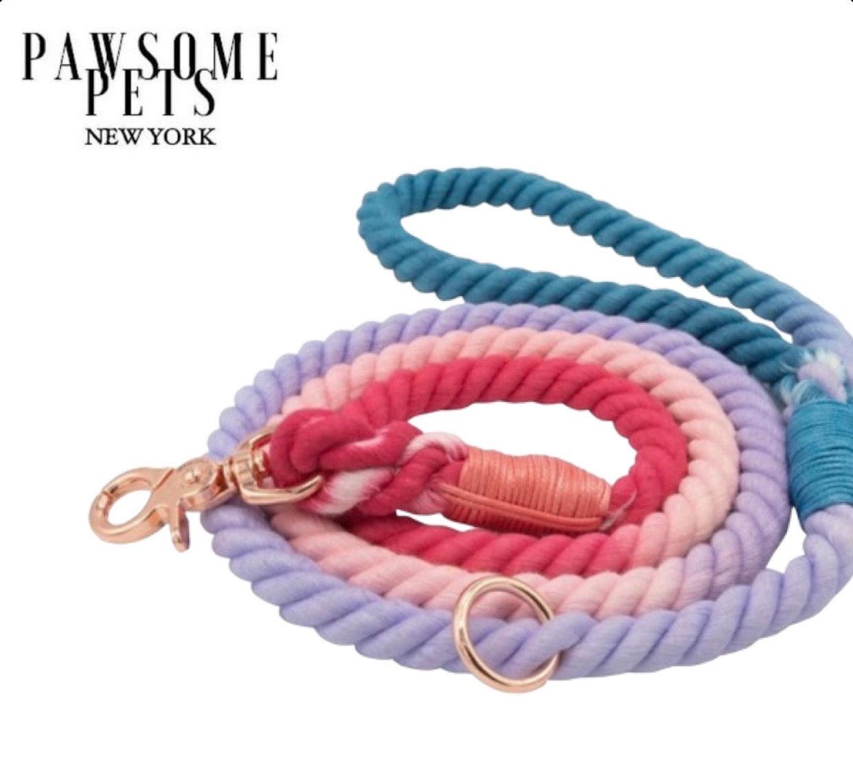ROPE LEASH - PLUM PERFECT-0