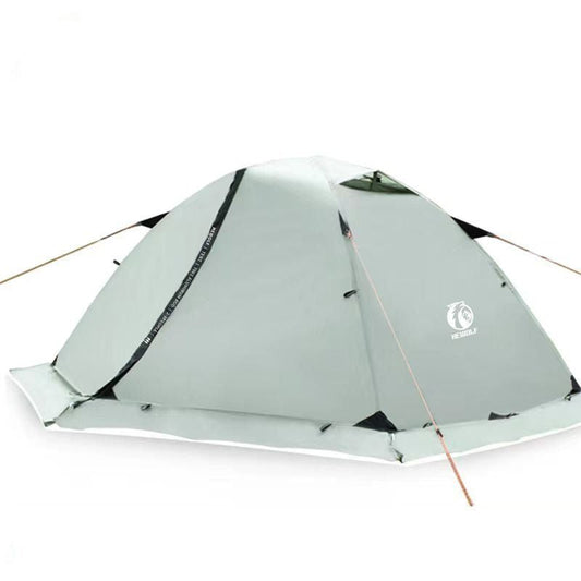 3-Person Double-Layer Four-Season Mountaineering Tent with Snow Skirt ECOTREK
