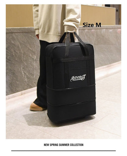 High-Capacity Storage Bag – Foldable Airline Checked Luggage with Wheels ECOTREK