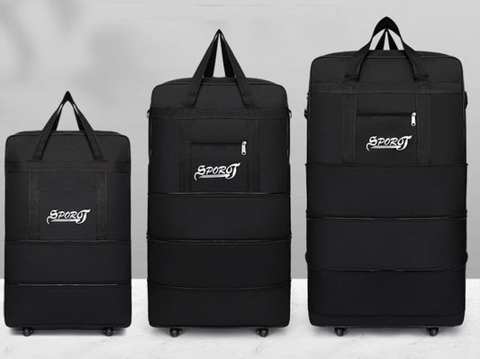 High-Capacity Storage Bag – Foldable Airline Checked Luggage with Wheels ECOTREK