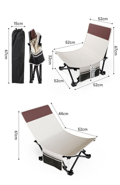 Portable Folding Beach Chair – Outdoor & Office Use ECOTREK