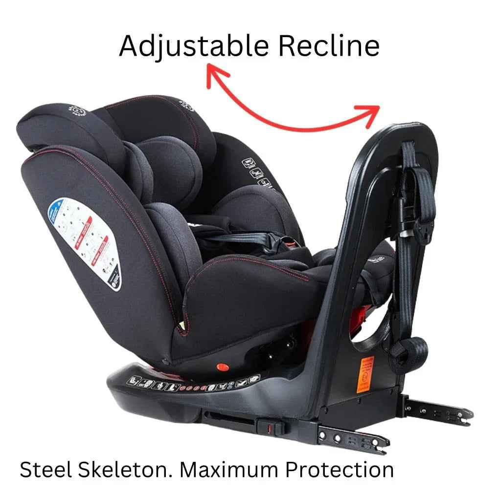 Defender i-Size 360 Rotating and Convertible Car Seat with ISOFIX and Top Tether - BEIGE