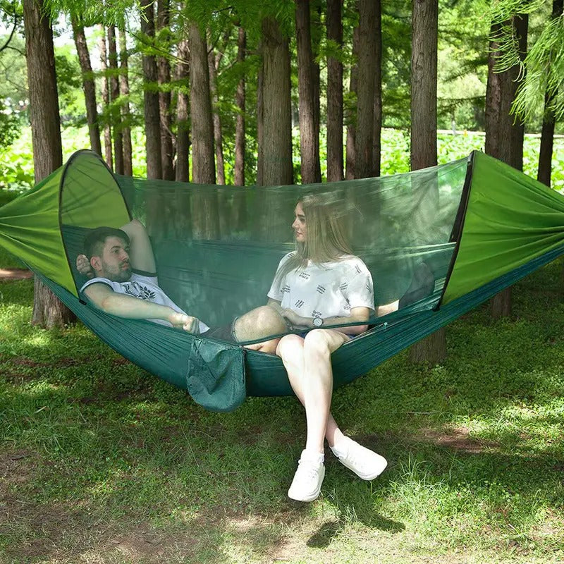 ECOTREK-Portable Automatic Quick-Open Mosquito Hammock with Net ECOTREK