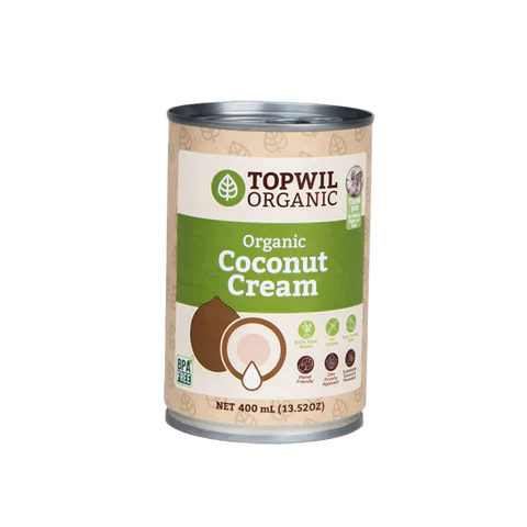 Organic Coconut Cream  400ml livelifestore.co.nz