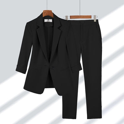 Women's Slim-Fit Two-Piece Trouser Suit – Modern Muse