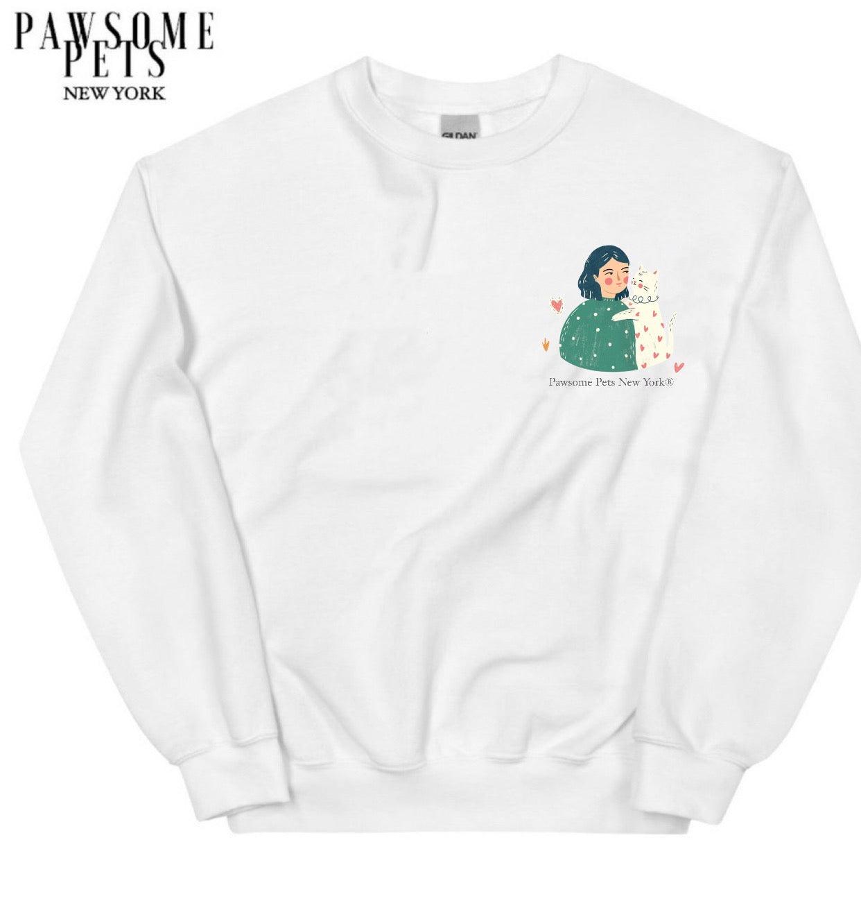 SWEATSHIRT - CAT IS MY LIFE(UPPER RIGHT)-0