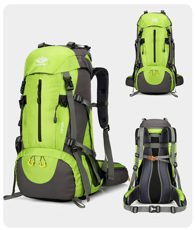 50L (45+5) Hiking Backpack – Waterproof Outdoor Camping & Climbing Daypack ECOTREK