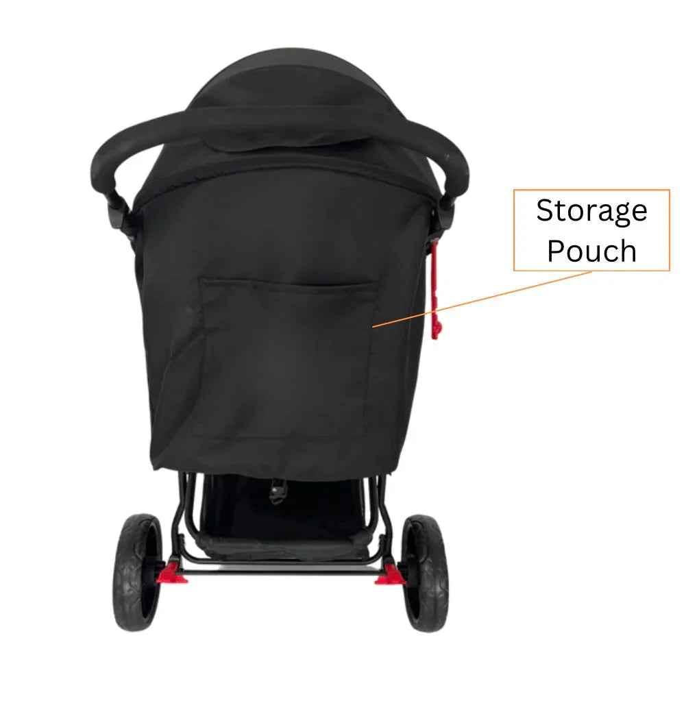 Explorer 3-Wheel Stroller with Food Tray
