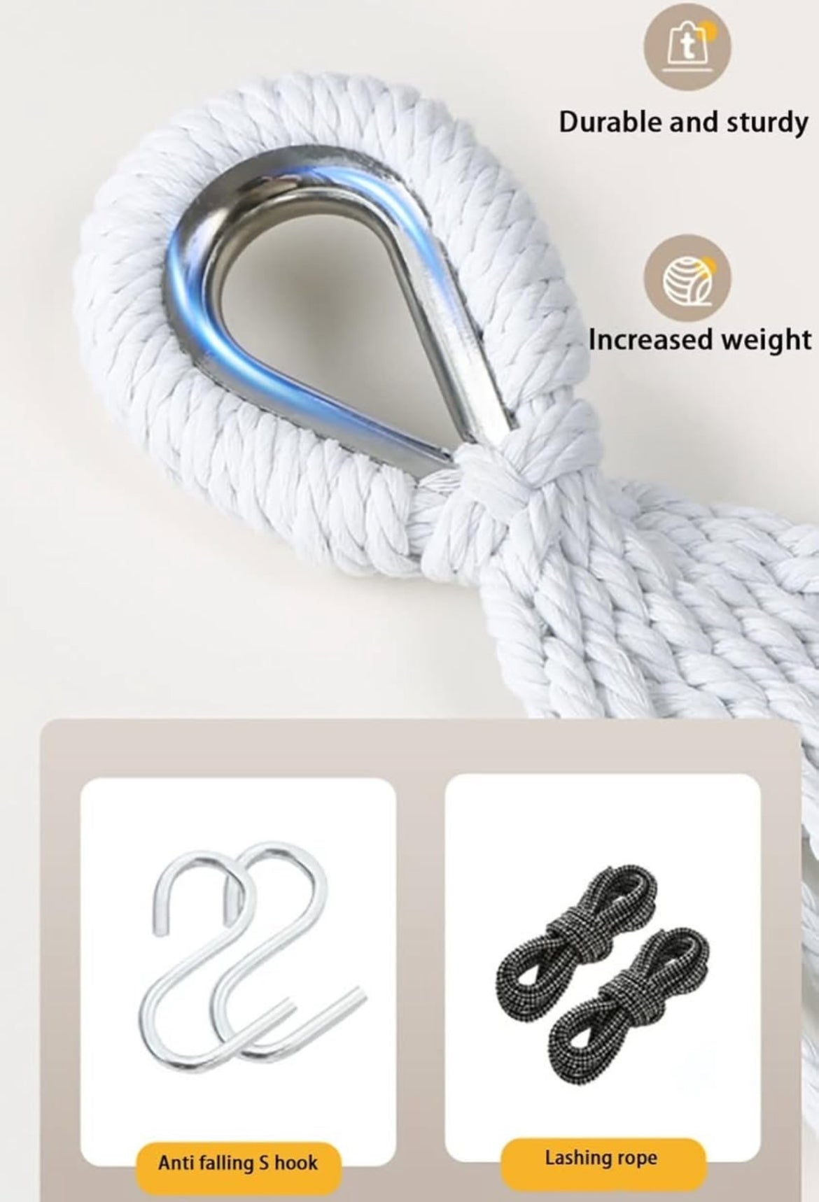 Double Reinforced Anti-Tip Hammock ECOTREK