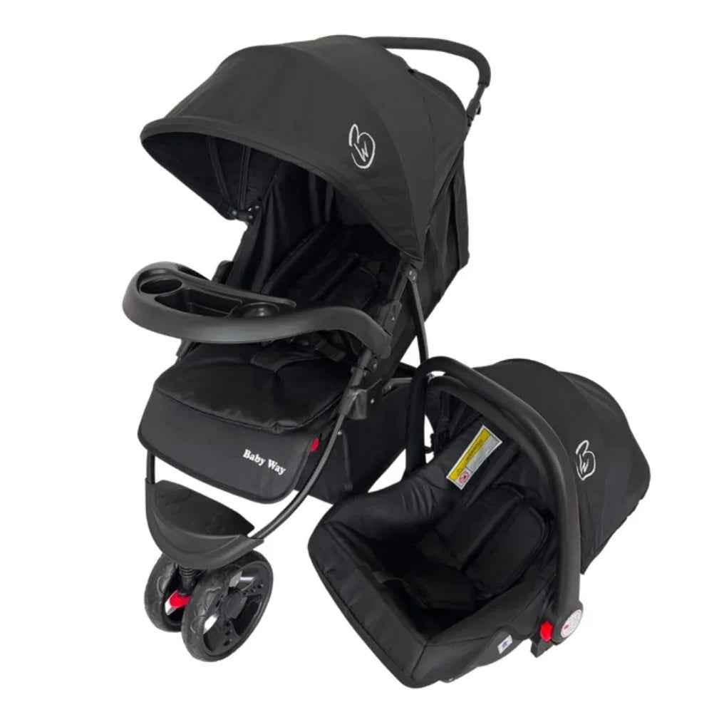 Explorer 3-Wheeler Stroller & Capsule Travel System with Food Tray and Liner
