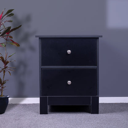 'Pamela' Bedside Table Black sue-e furniture