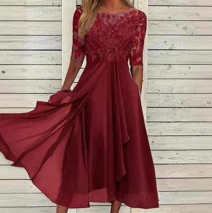 Chiffon Lace Evening Dress