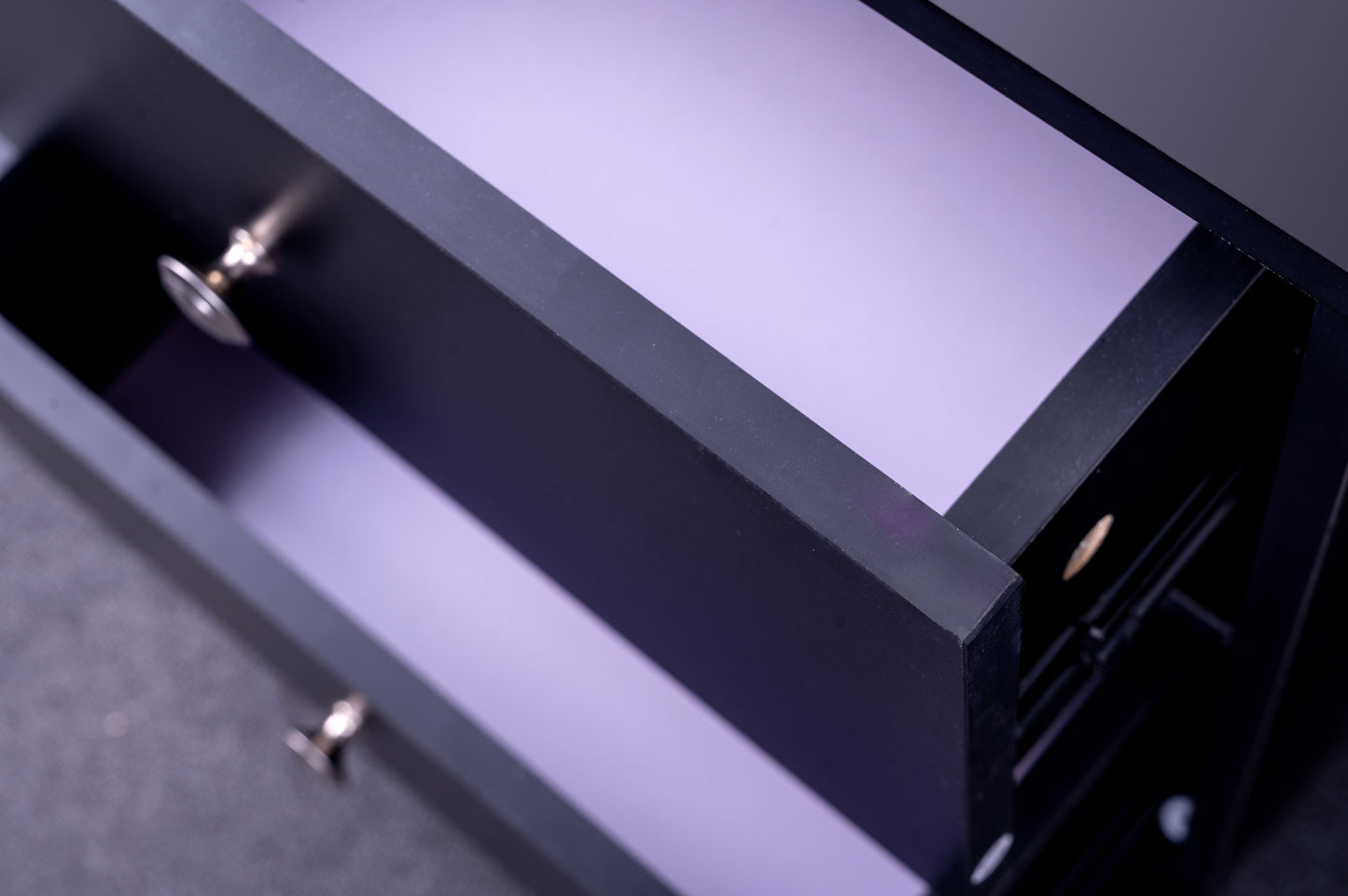 'Pamela' Bedside Table Black sue-e furniture