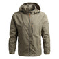 Men's Waterproof Sports Jacket — Power Bank Pocket & Cable Port | Spring & Autumn Outdoor