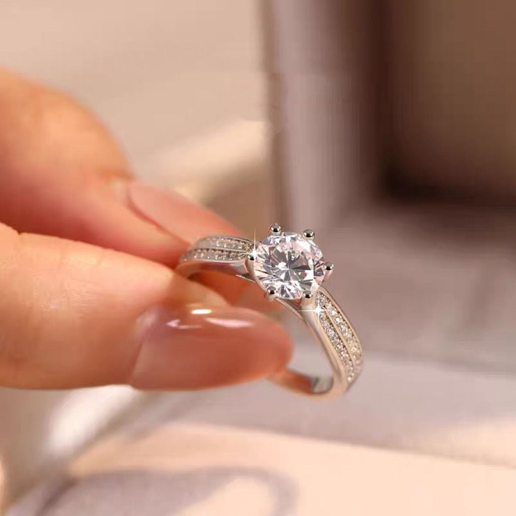 Adjustable Zirconia Wedding Ring