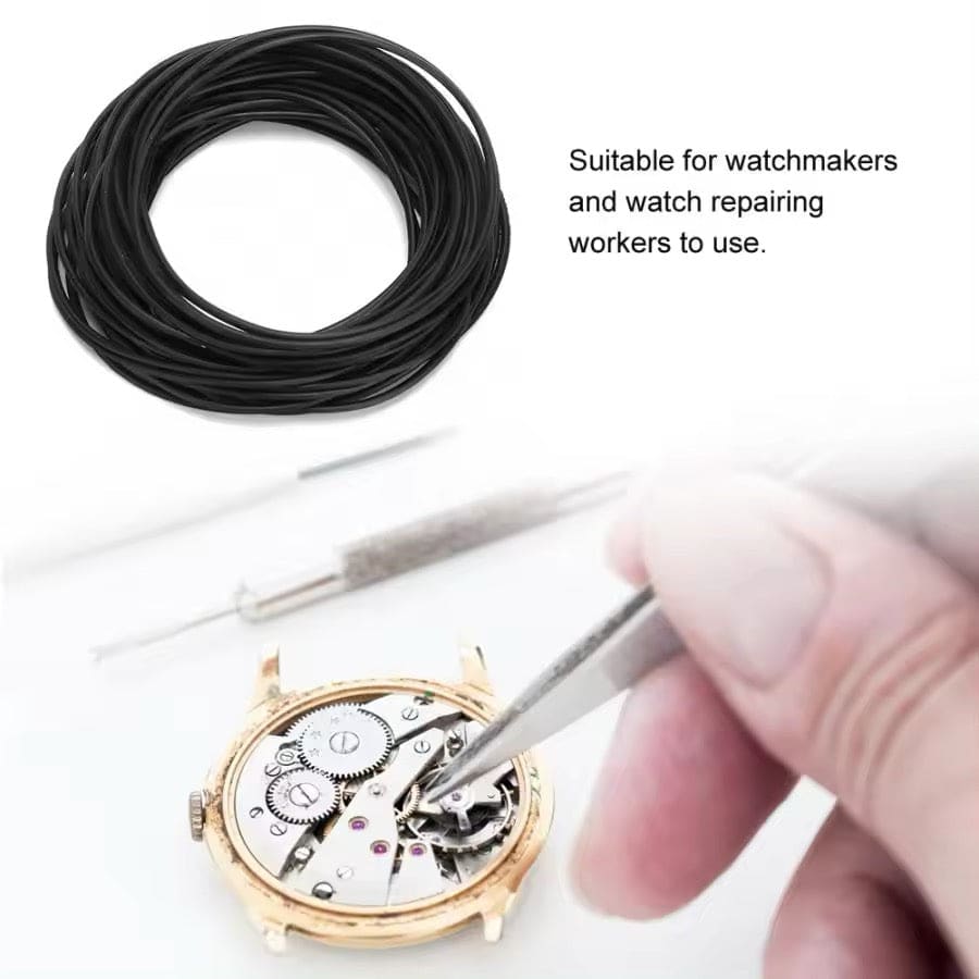 500 Piece Set of Watch O-rings 0.8mm/31-40mm (for waterproof watches) That Watch Shop