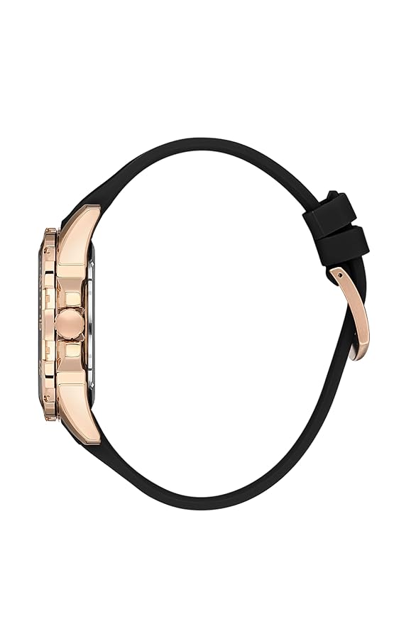 Daniel Klein Premium Day Date Window Black Dial and Silicone Strap Watch - DK.1.13911-6 Kiwi Watches