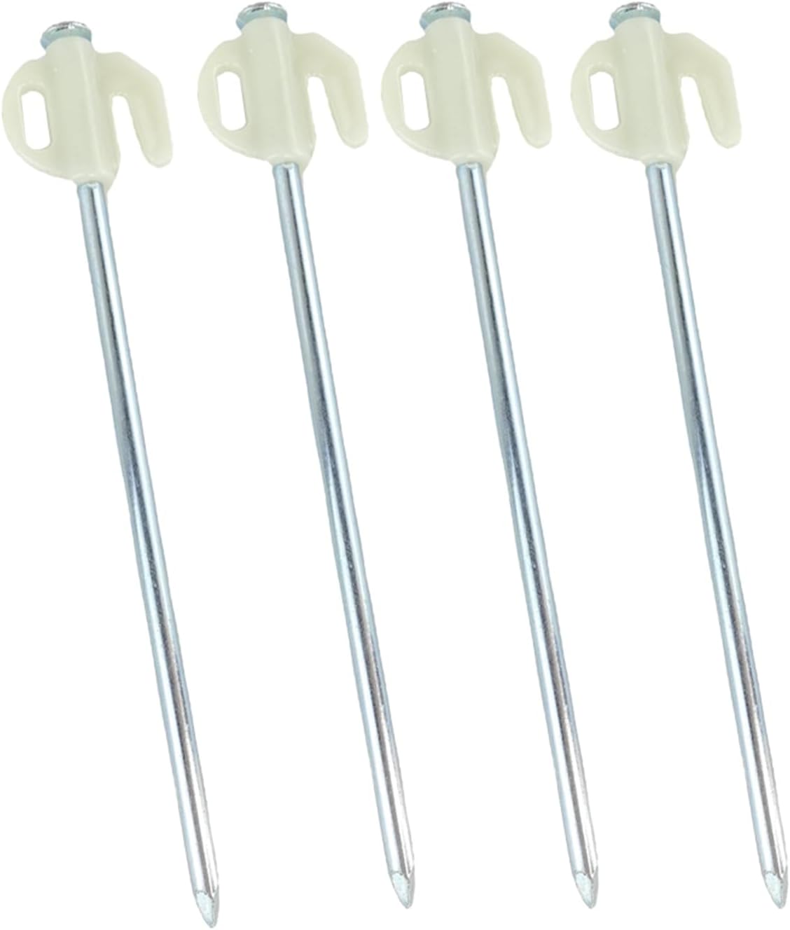 ECOTREK Glow Tent Pegs – Steel Camping Ground Stakes for Tent, Tarp & Canopy JP34715