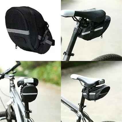 Bicycle Saddle Bag – Lightweight Velcro Seat Bag for MTB, Road Bike & E-Bike JS15505