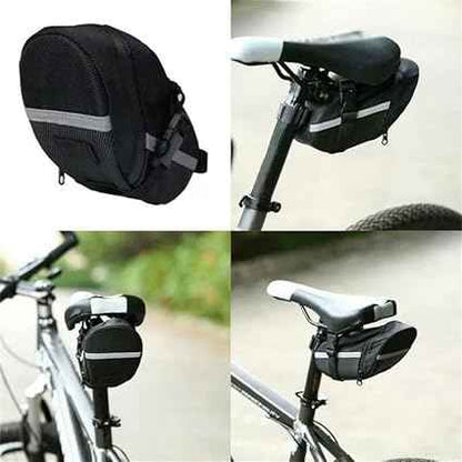 Bicycle Saddle Bag – Lightweight Velcro Seat Bag for MTB, Road Bike & E-Bike JS15505