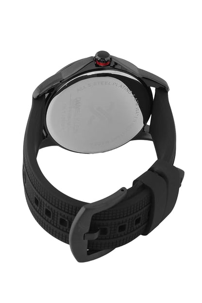 Daniel Klein Premium Three Hand Date Window Black Silicone Watch - DK.1.13910-1 Kiwi Watches