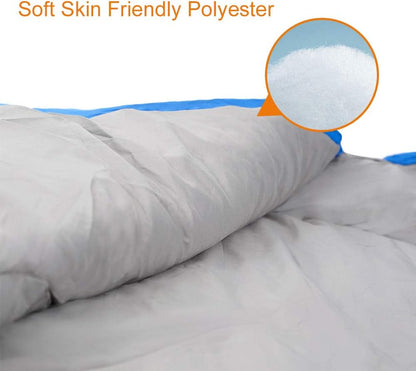 4-Season Adults Envelope Camping Sleeping Bag – Compact & Lightweight 61327 ECOTREK