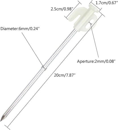 ECOTREK Glow Tent Pegs – Steel Camping Ground Stakes for Tent, Tarp & Canopy JP34715