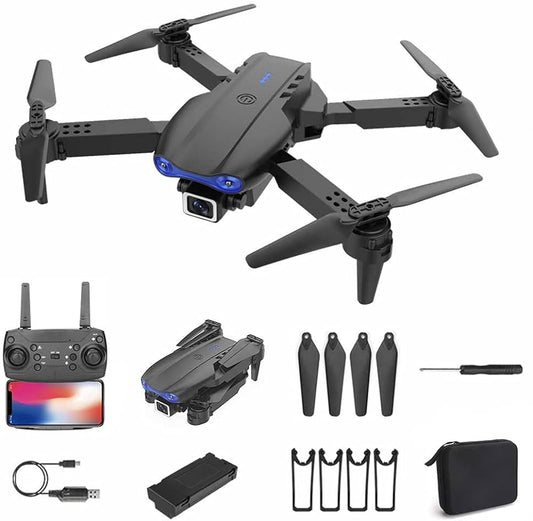 E99 Pro Drone Dual Camera WiFi FPV Foldable RC Quadcopter Altitude Hold dealonline.co.nz