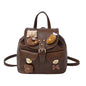 Backpack for Boys and Girls, Cute Plush Toy Pendant, Children's School Bag