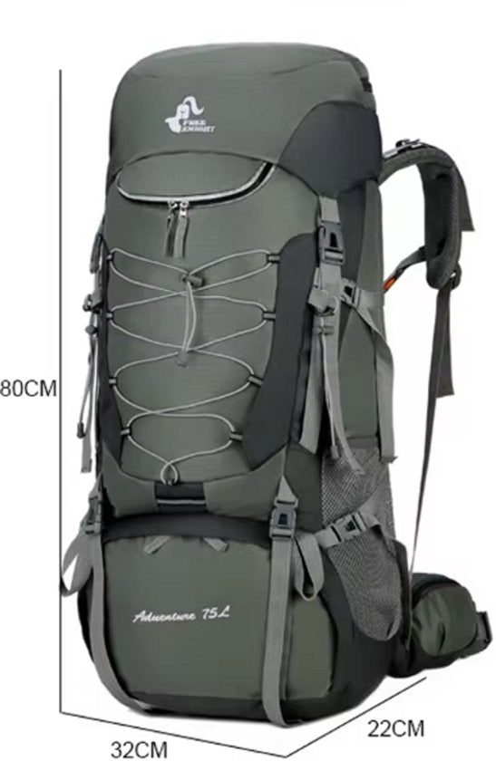 75L Camping & Hiking Backpack – Outdoor Travel Mountaineering Pack with Rain Cover ECOTREK