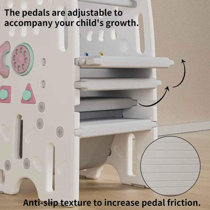 Deluxe Multi-Function Toddler Learning Tower Step Stool with Activity Centre