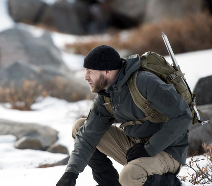 Men's Tactical Softshell Jacket — Waterproof Windproof Fleece Lined | Outdoor & Hiking