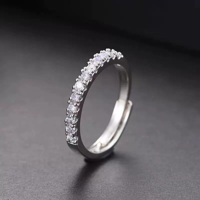 Adjustable Zirconia Wedding Ring