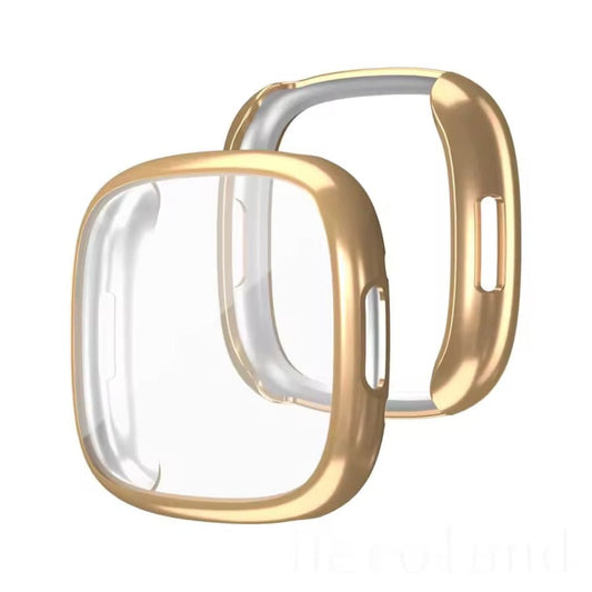 Protective Case for Fitbit Versa 4 (Gold) That Watch Shop