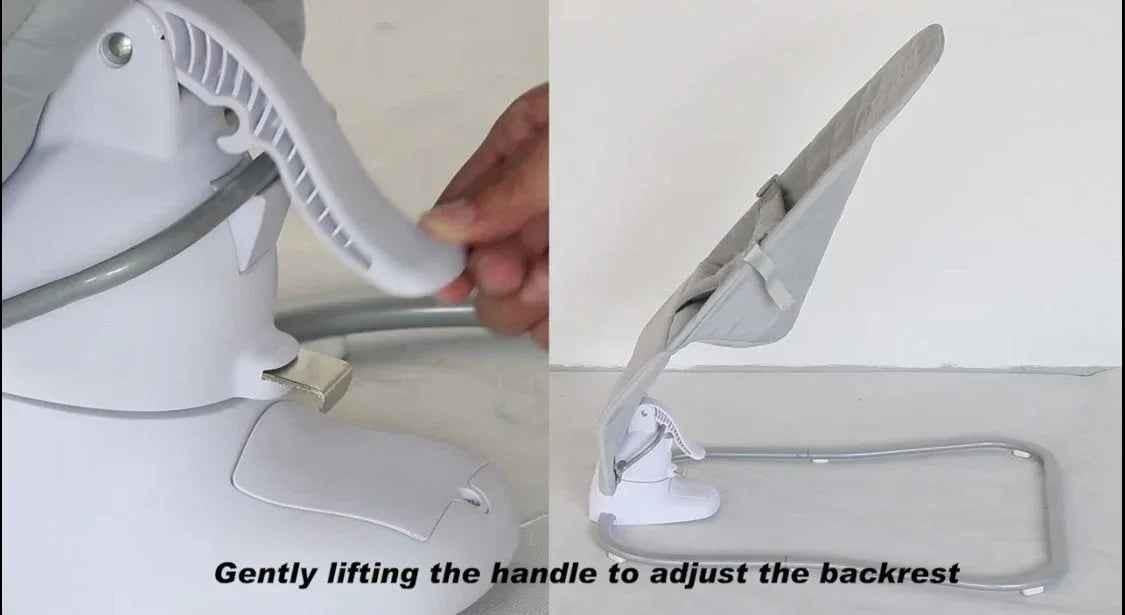 The Muve Electric Rocker Swinging Bouncer with Melodies and Recline