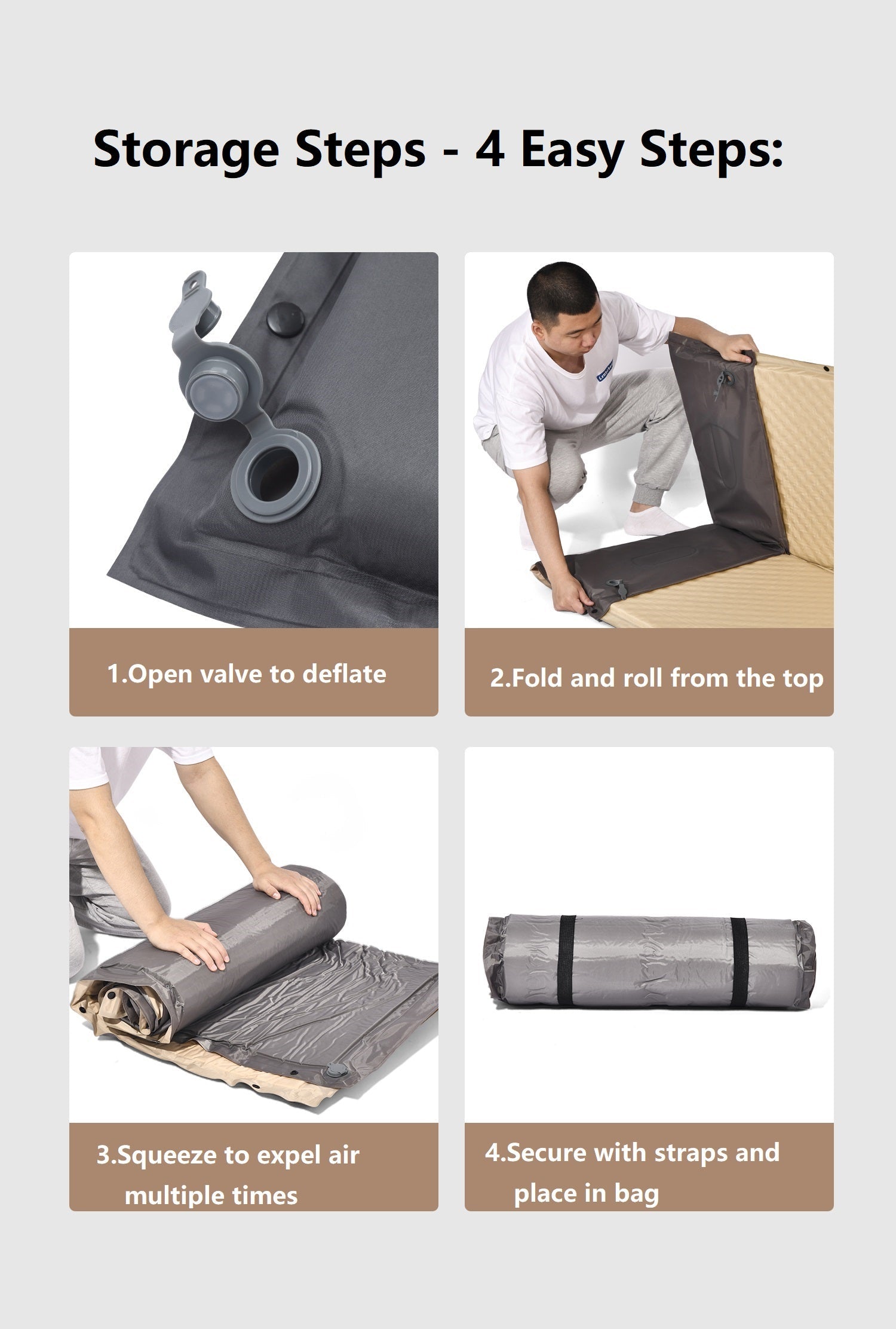 Self-Inflating Mattress – Single Size | Outdoor & Home Use ECOTREK