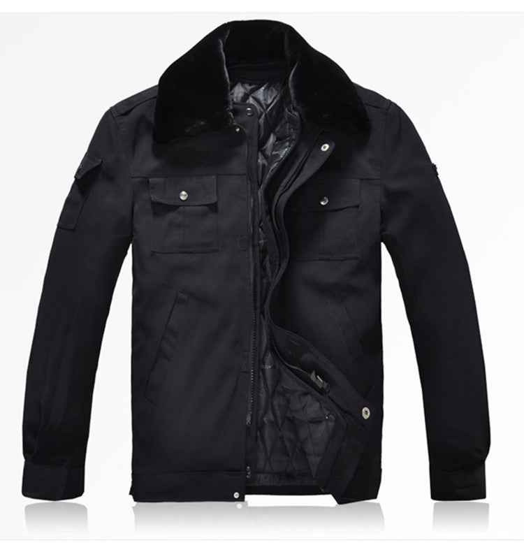 Winter Security Cotton Jacket - Thick Warm Workwear