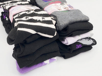 36 pairs Toddler Kids Plain Cartoon Ribbed Socks dealonline.co.nz