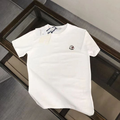 Casual Cotton Embroidery T-Shirt