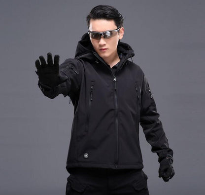 TAD Softshell Outdoor Jacket, Waterproof 3-in-1 Camouflage