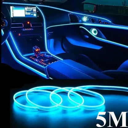 5M USB LED Neon Car Interior Light (7 colours available) Habicare