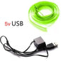5M USB LED Neon Car Interior Light (7 colours available) Habicare