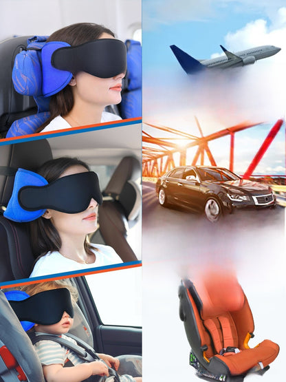 Cloud Comfort 3D Travel Pillow & Eye Mask