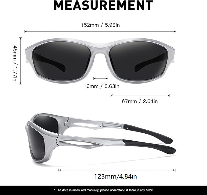 ECOTREK Sports Polarised Sunglasses – Lightweight Outdoor Shades for Running, Cycling & Driving ECOTREK