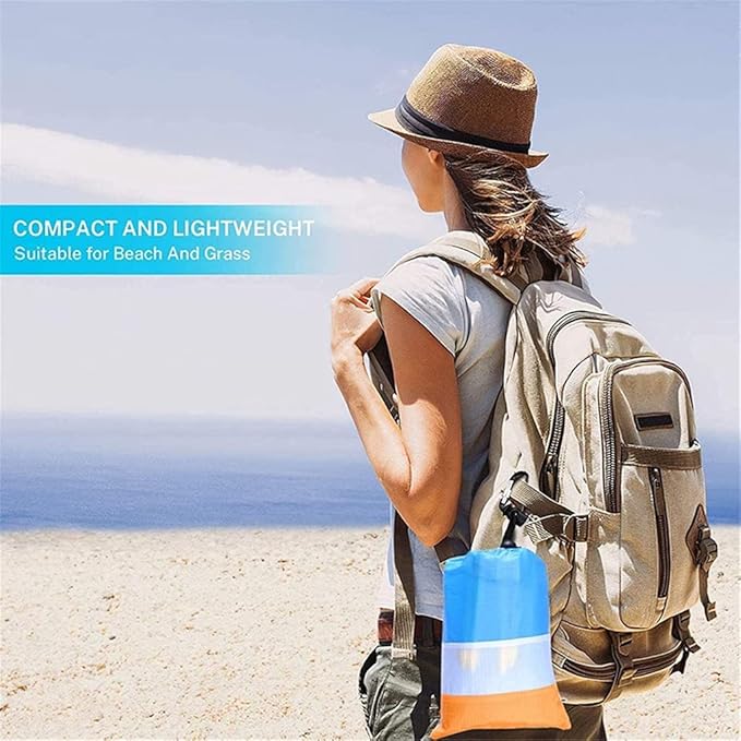 Sandproof & Waterproof Beach Mat – 210x200 cm ECOTREK
