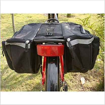ECOTREK 25L Waterproof Bike Pannier Bag – Rear Rack Cycling Saddle Bag JS16002