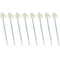 ECOTREK Glow Tent Pegs – Steel Camping Ground Stakes for Tent, Tarp & Canopy JP34715