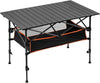 120cm Length Foldable Camping Table – Portable Outdoor Table with Adjustable Height